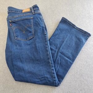 LEVIS 515 | Bootcut Jeans Womens 14S Medium Wash Blue Stretch Denim